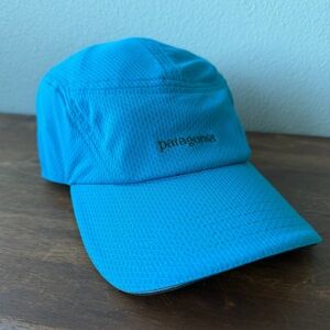 Patagonia teal blue Air Flow mesh baseball hat adjustable Adult OS